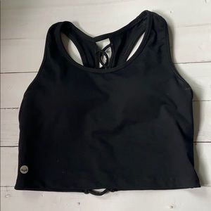 Senita athletics longline crop sports bra